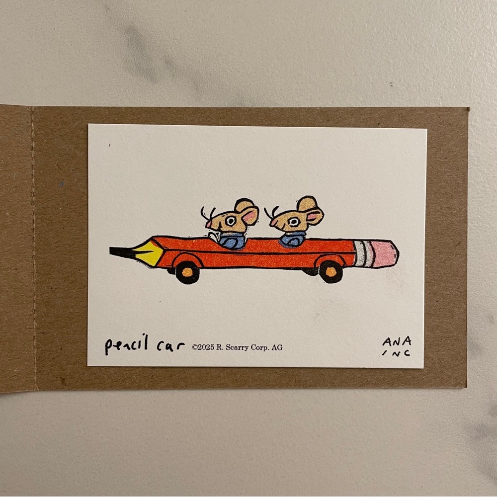 Inciardi prints - pencil car
